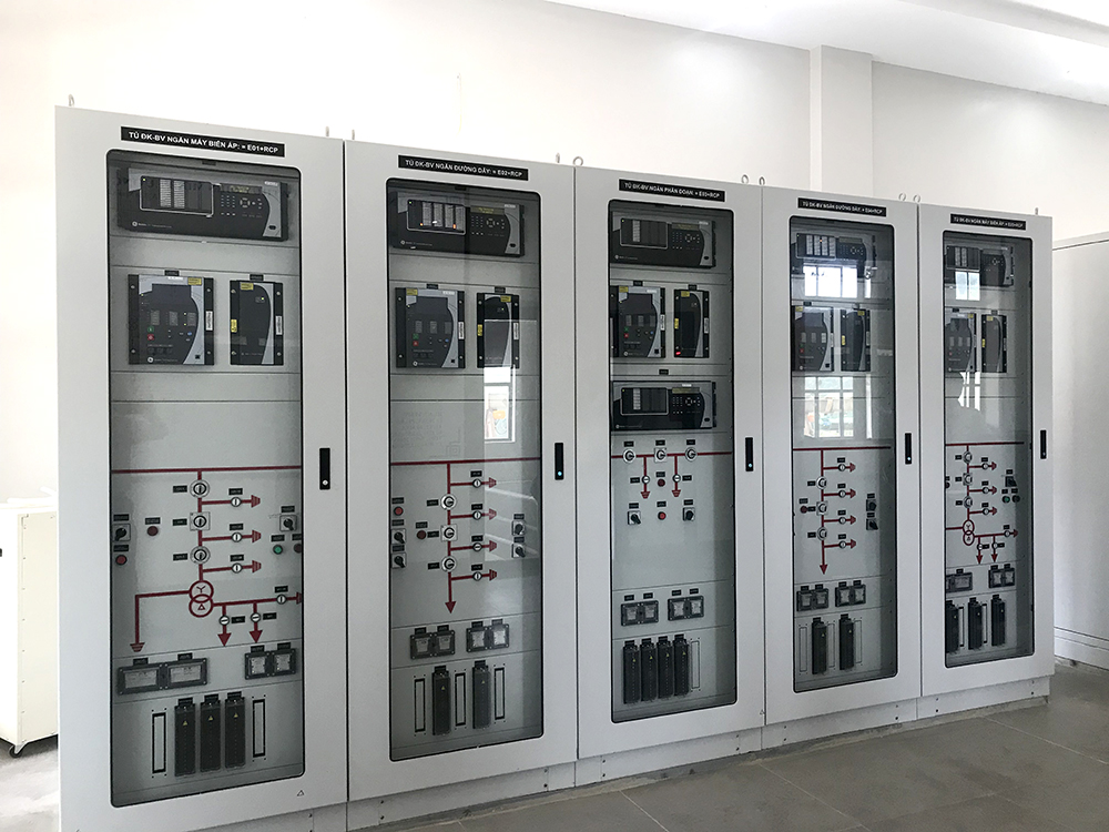 Hệ thống tủ điều khiển nhà máy thủy điện Minh Lương