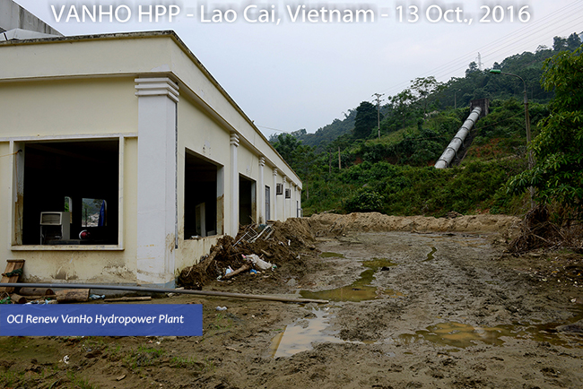 VanHo Hydropower Plant before repair